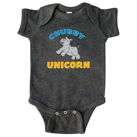 

Inktastic Chubby Unicorn-Baby Rhino Gift Baby Boy or Baby Girl Bodysuit
