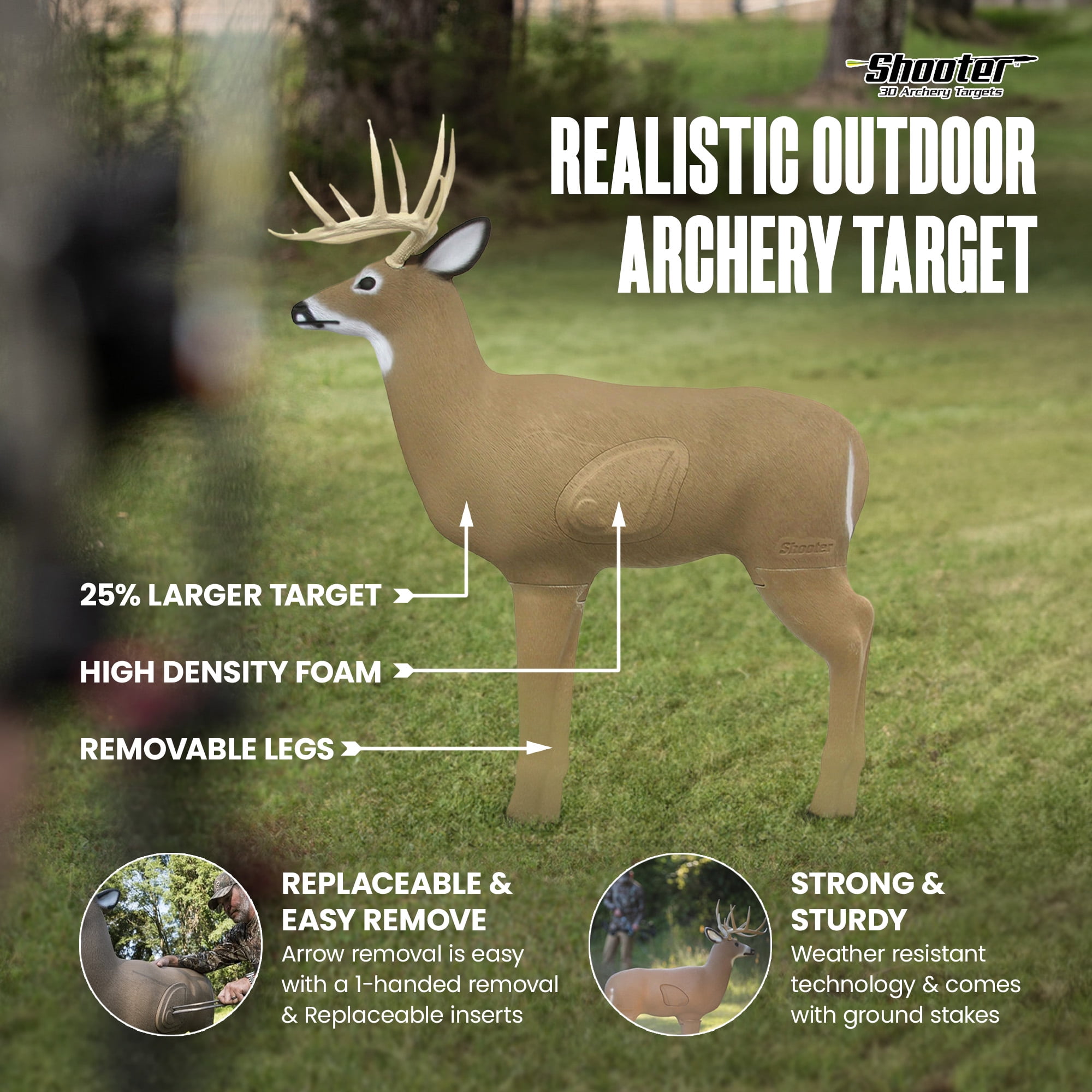 Shooter 3D Big Shooter Buck Target