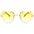 thumbnail image 2 of Lentes de sin Montura Color Degradado Protección Amarillo Hugo gafas de sol para mujer, 2 of 5