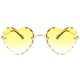 thumbnail image 2 of Gafas de sol Zulema Corazón sin montura Amarillo para mujer, 2 of 5