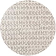 thumbnail image 1 of Ahgly Company Machine Washable Indoor Round Industrial Modern Champagne Beige Area Rugs, 5' Round, 1 of 1