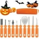 thumbnail image 2 of kit De Escultura De Citrouille 10 Pices, Kit De Escultura De Citrouille D'halloween, Herramientas De Escultura De Citrouille En Acier Inoxydable, Dcorat, 2 of 4