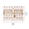 thumbnail image 2 of Calendario De Adviento De Navidad Con Cuenta Regresiva De 24 Días Con Caja De Almacenamiento De Cajones Para Regalos, Calendario De Madera De Caramelo, Decoración De Mesa De Navidad Noticed HA039131-00, 2 of 6