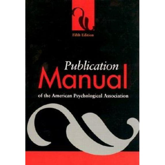 Pre-Owned Publication Manual of the American Psychological Association (Hardcover) 1557987904 9781557987907