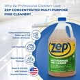 thumbnail image 4 of Zep Concentrated Multi-Purpose Pine Cleaner - 128 oz (Pack of 2) ZUMPP128 - Multi-Purpose Cleaner for Professional, Commercial and Household Use, From the Bathroom to Kitchens and Dining Rooms, 4 of 7