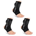 thumbnail image 4 of Soidarity Soporte de tobillo Cinturón auxiliar Baloncesto Brace Pierna Compresión Vendaje Cordones Protector Pie Envoltura para gimnasio Fitness XL Type1 NO1 Soidarity CBP316899, 4 of 6