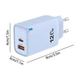 thumbnail image 3 of 5 Port PD Fast Charging USB Charger 38W, Smart Load Balancing Safe Stable High Speed Output, Multi Device Charging Station for Phone Tablet Headphones Home Office Travel, 3 of 6