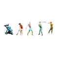 thumbnail image 2 of 4 figuras de golfistas en miniatura a escala 1:64, dioramas, mesa de arena para jugar al golf, decoración, figuras de golf al aire libre, modelo de con bolsa, 2 of 8