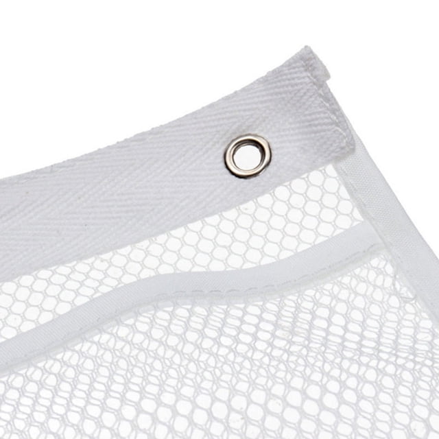 Organizador de malla colgante para baño, bañera, ducha, bañera, bolsa de almacenamiento con gancho, 6 bolsillos, Zmeidao