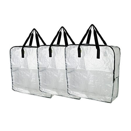 Pack Of 3 Extra Large Clear Storage Bag For Clothing Pack Of 3 Extra Large Clear Storage Bag For Clothing Under The Bed