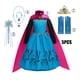 thumbnail image 4 of Disfraz con temática de Frozen para niña, vestido de Elsa y Anna, disfraz de fantasía para Halloween, fiesta de cumpleaños, Cosplay, ropa para niños, 4 of 5