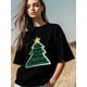 thumbnail image 3 of Women's T-Shirt,Short Sleeve Tee Shirts Casual Tops Green Christmas Tree Star Crewneck T Shirt for Women, 3 of 8