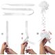 thumbnail image 2 of ensemble Automatique Blanc De 60 Pcs (4.5 * 150cm) Pour La Dcoration De Voiture De Fte De Mariage, Maison, Fleuriste, Cadeau, 2 of 5