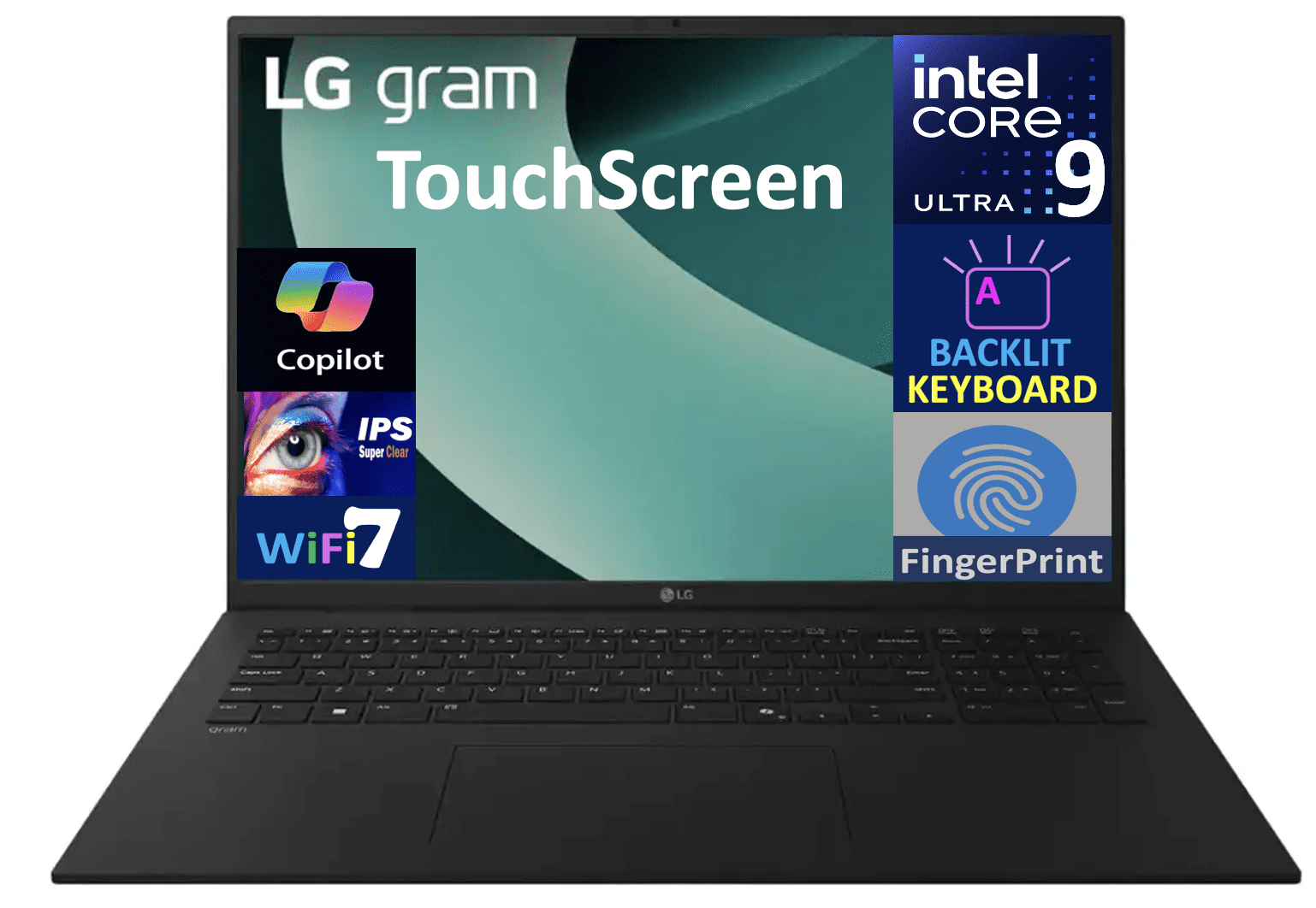 LG gram(st) LG gram AI Powered Laptop 17.0in Touchscreen IPS WQXGA Display