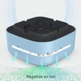 thumbnail image 5 of Cenicero innovador de iones negativos Purificación del aire Elimina el olor a humo Cenicero inteligente Cenicero pequeño de escritorio con 1 pieza de aromaterapia Azul cielo, 5 of 5