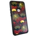 thumbnail image 1 of DALUX MetKase Hybrid Slim Phone Case Compatible with Cricket Icon 3 / Splendor / AT&T Motivate 2 (2021) - Oriental Fan, 1 of 3