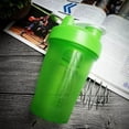 thumbnail image 5 of Botella mezcladora deportiva de 400 ml, botella mezcladora de proteína de suero en polvo, botella mezcladora de plástico portátil para deportes, fitness y gimnasio para exteriores, 5 of 5