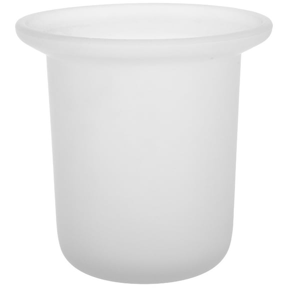 WHAMVOX Toilet Brush Replacement Holder Glass Cup Wall Mounted Toilet Brush Holder Frosted Cup For Home Bathrooms