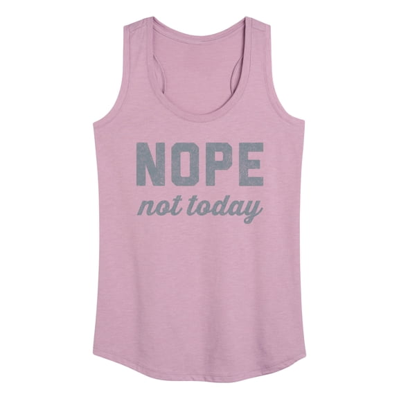 Instant Message - Nope Not Today - Women's Racerback Tank Top