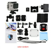 Random Color 4K HD 170 Degree 2inch LCD Sports Action DV Camera Outdoor Digital Motion Video Recorder US Plug
