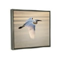 thumbnail image 3 of Egret Gliding Aerial View Animals & Insects Photograph Luster Gray Framed Art Print Wall Art, 3 of 6