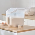 thumbnail image 2 of Recipiente de almacenamiento de alimentos HANAMYA de 15 l/15 kg de arroz sin BPA, 2 of 9