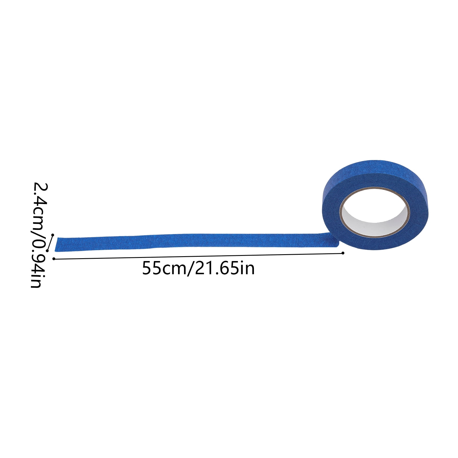 Wildnix Blue Masking Tape, 36 Rolls, Perfect for Indoor/Outdoor Painting, Easy Removal, No Adhesive Residue