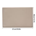 thumbnail image 6 of BIMZUC Silicone Pet Feeding Mat – Waterproof, Spill‑Proof, Thick Padding, Easy to Clean, Portable – 15.7” x 24” (Beige), 6 of 6