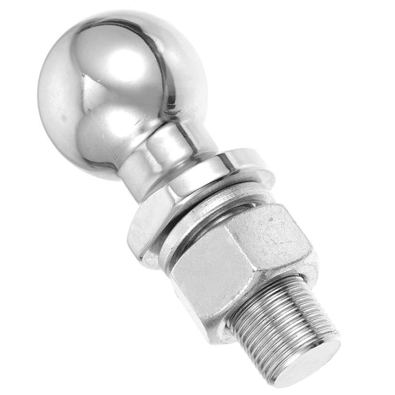 KAJNBN 1Set Silver Round Hitch Ball for Trailer Towing and Connection