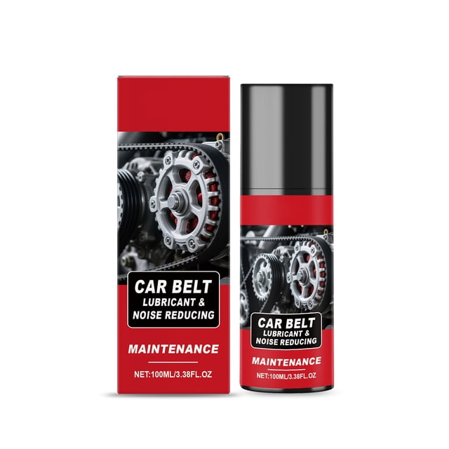 Engine Belt Lubrication Spray 100ml - Reduces Friction and Noise, Minimizes Wear for Enhanced Performance, Extends Belt Life in Automotive Applications, Easy Application for Smoother Operation