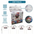 thumbnail image 6 of 4th of July Table Runner 72 Inches, Independence Day Patriotic Flowers Dogs Bed Runner Dresser Scarves Tabletop for Indoor Outdoor Parties/Ceremony/Banquet, 14" x 72", 6 of 9