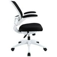 thumbnail image 3 of Modway Edge White Base Office Chair in Black, 3 of 4