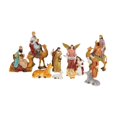 thumbnail image 2 of Colección de 11 figuras de resina con escenas del Nacimiento navideño: la Sagrada Familia, ideal para chimenea, escritorio, oficina ., 2 of 9