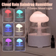 thumbnail image 1 of Un difusor de aroma de lluvia de nube, una luz nocturna de cascada con forma de hongo de 7 colores, que incluye un humidificador y efectos de sonido de gotas de agua de escritorio simulados,, 1 of 5