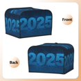 thumbnail image 3 of Fotbe Happy New Year 2025 A for Four Slice Toaster Cover, Fingerprint Protector, Super Soft Appliance Cover And Dust Cover,Bread Dust Cover & Fingerprint Protection, 3 of 7