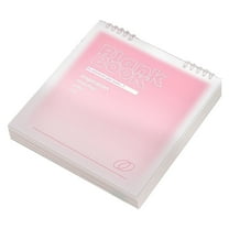 Ngheia Square Loose-Leaf Notebook Pink, Loose Notebook Schol for the New Semester Modern Hardcover Loose Notebook 60 Sheets Per Book Double 120 Pages Very Suitable for Writing or Studying