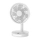 thumbnail image 2 of Ventilador de escritorio USB, pequeño ventilador de refrigeración, pantalla Digital, silencioso, 4 velocidades estándar, miniventilador de mesa para, 2 of 8