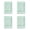 Grass green, variant on Contemporary Display Frame 3Inch Size ABS PP Construction Decors Solution 9Color Variations