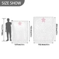 thumbnail image 3 of Iauyy The Small White Dots Blanket ,Arctic Wool Throw Blankets All Season Bed Blanket for Couch Sofa Decoration Christmas Gifts 50x60 in, 3 of 6