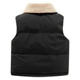 thumbnail image 3 of Posijego Kids Toddler Puffer Vest Fleece Lined Sleeveless Jacket Padded Waistcoat Outerwear for Boys Girls, 3 of 3
