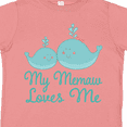 thumbnail image 4 of Inktastic Memaw Loves Me Grandchild Whale Boys or Girls Toddler T-Shirt, 4 of 5