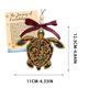 thumbnail image 4 of Adorno de Tortuga de Acrílico con Tarjeta de Historia | Diseño de Veta de Madera Natural de Doble Capa | Decoración Ligera E Irrompible para Ventanas y Árboles de Navidad | Regalo para Cumpleaños, Bo, 4 of 6