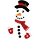 thumbnail image 2 of Snowman Refrigerator Magnets Set of 16, Cute Funny Fridge Magnet Refrigerator Stickers Holiday Christmas Decorations for Fridge, Metal Door, Garage, office Cabinets, 2 of 5
