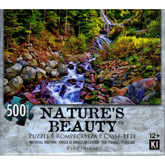 Waterfall Tree Park 500 Piece Puzzle