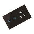 thumbnail image 3 of Naiovety Enchufe de pared inteligente enchufe de EE. UU. WiFi temporizador inalámbrico Control remoto interruptor de pantalla táctil toma de corriente Electrodomésticos TYPE3 NO3 Naiovety HA005243-05, 3 of 6