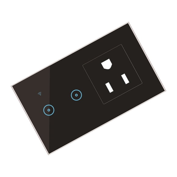 Inteprter Enchufe de pared inteligente enchufe de EE. UU. WiFi temporizador inalámbrico Control remoto interruptor de pantalla táctil toma de corriente Electrodomésticos TYPE3 NO3 Inteprter HA005243-05