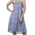 thumbnail image 2 of Moomaya Tube Top Dresses For Women Summer Beach Dress Poly Crepe Casual Sundress, 2 of 6