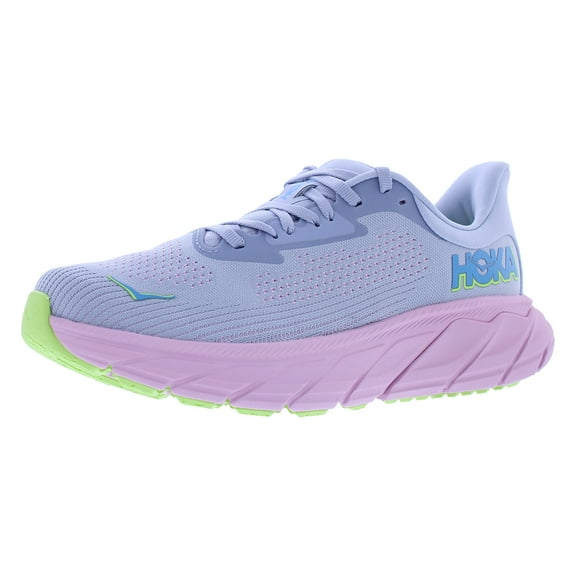 HOKA Arahi 7 Womens Shoes Size 7, Color: Gull/Pink Twilight