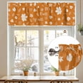 thumbnail image 7 of It‘s Fall Valances for Windows, 42 x 12in, Y’all Pumpkin Maple Leaf Orange Fall Rod Pocket Kitchen Valance Curtain Light Filtering Window Treatments for Living Room Bedroom, 1 Panel, 7 of 7