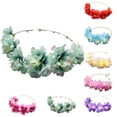thumbnail image 2 of Bangcool Wedding Flower Crown Light up Peony Floral Crown Flower Headband Photo Prop, 2 of 7